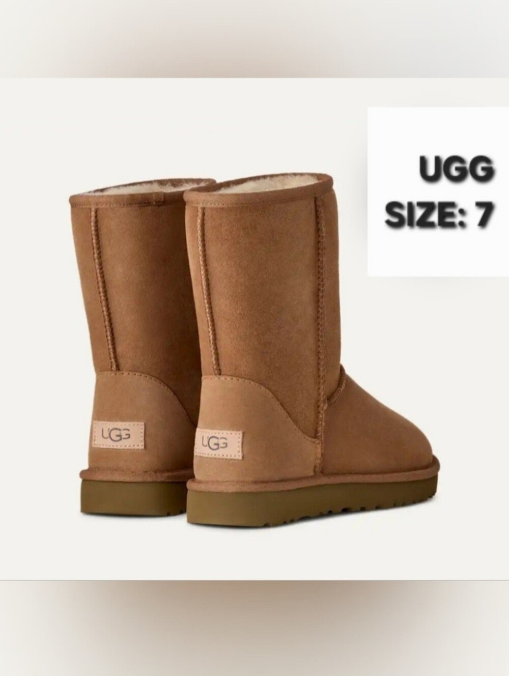 UGG Classic Short II Women's Chestnut Boots S/N 1016223 Size 7